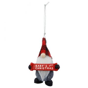 Ganz Gnome for the Holidays Ornament - Baby's 1st Christmas