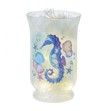Ganz Midwest-CBK LED Light Up Seahorse Traditional Vase