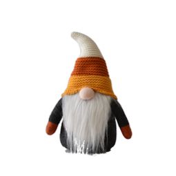 Ganz CBK-Midwest Polyester Gnome Wearing Candycorn Hat