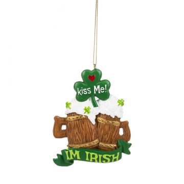 Ganz Midwest-CBK Kiss Me I'm Irish Ornament