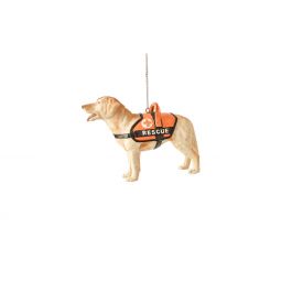 Ganz Midwest-CBK Service Dog Ornament - Rescue