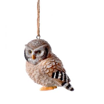 Ganz Midwest-CBK Owl Ornament Brown Owl