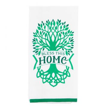 Evergreen Celtic Memories Tea Towel Set - Bless This Home