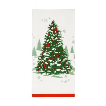 Evergreen Christmas Heritage Tea Towel Set - Christmas Tree