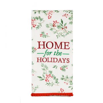 Evergreen Christmas Heritage Tea Towel Set - Home For The Holidays