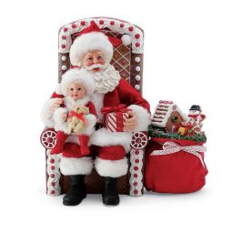 Possible Dreams Christmas Traditions Gingerbread Chair Santa