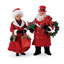 Possible Dreams Holiday Shopping Clothtique Santa & Mrs. Claus
