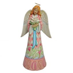 Heartwood Creek Easter Faith - Easter Angel with Lilies and Dove