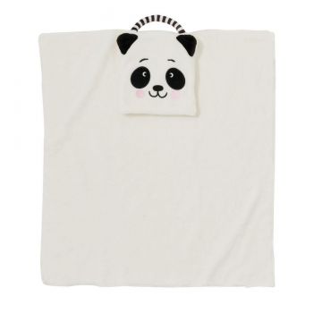 New Baby by Izzy and Oliver Panda Travel Blanket
