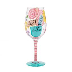 Lolita Best Mom Ever Wine Glass