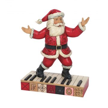 Heartwood Creek FAO Schwarz Santa on Keyboard