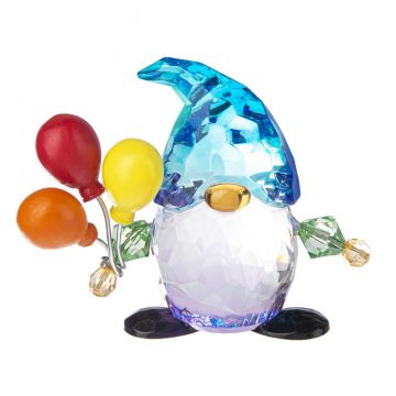 Ganz Crystal Expressions Celebration Gnome Figurine - Birthday Balloons