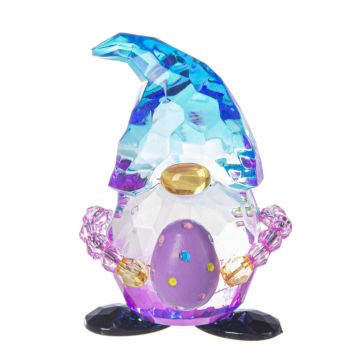 Ganz Crystal Expressions Easter Gnome Figurine - Holding Egg