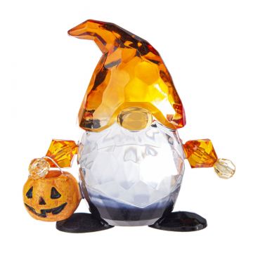 Ganz Crystal Expressions Trick Or Treat Gnome - Jack-O-Lantern
