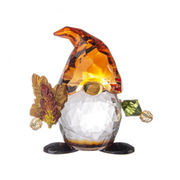 Ganz Crystal Expressions Autumn Gnome Figurine - Leaves