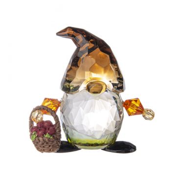 Ganz Crystal Expressions Autumn Gnome Figurine - Basket
