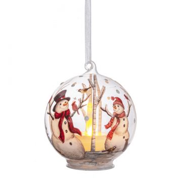 Fitzula's Gift Shop: Ganz Ardella by Luxury Lite LED Snowman Ornament ...