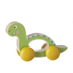 Ganz Wood Dino Push Toy - Green