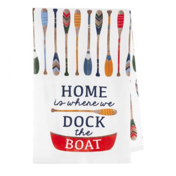 Ganz Midwest-CBK Lake Paddle Tea Towel - Home Is Where