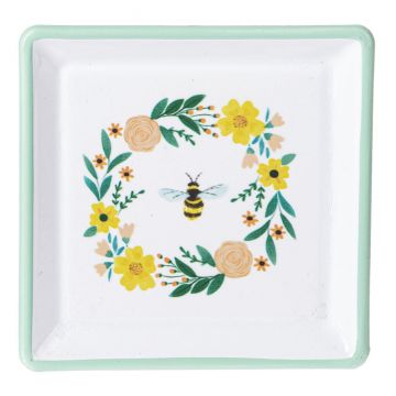 Ganz Midwest-CBK Bee Garden Trinket Dish - Bee & Flowers