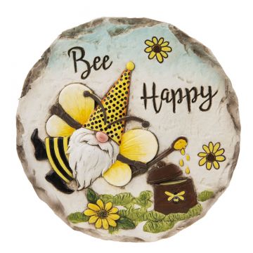 Ganz Bee Gnome Stepping Stone - Bee Happy