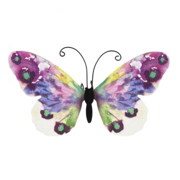 Ganz Butterfly Screen Door Decor - Purple With Green Dots