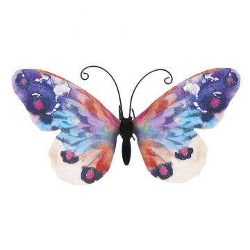 Ganz Butterfly Screen Door Decor - Purple With Pink Dots