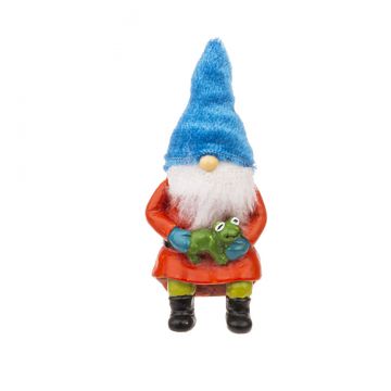 Ganz Midwest-CBK Gnome Pot Percher - With Frog