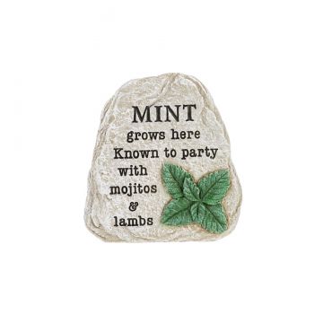 Ganz Mini Herb Garden Stone - Mint