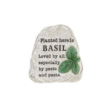 Ganz Mini Herb Garden Stone - Basil