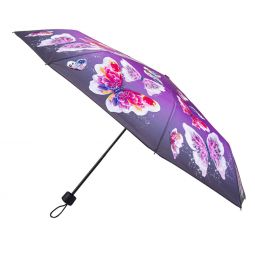 Ganz Butterfly Folding Umbrella - Purple