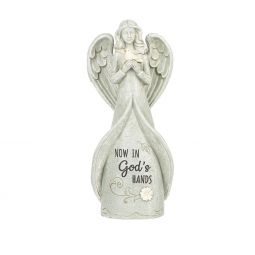 Ganz Memorial Garden Angel Figurine - Now in God's Hands