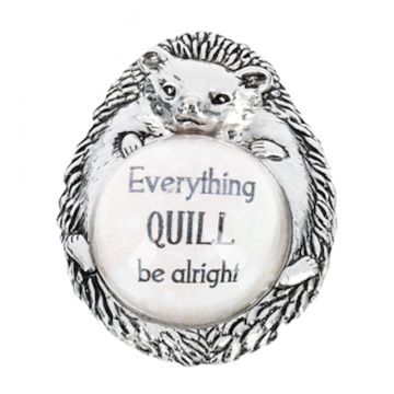 Ganz Lucky Little Hedgehog Figurine - Everything Quill Be Alright