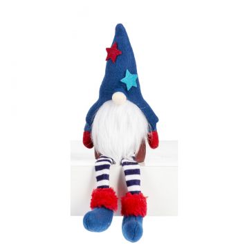 Ganz Together We Stand Gnome Shelfsitter - Blue Hat