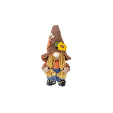 Ganz Scarecrow Gnome Figurine - Girl