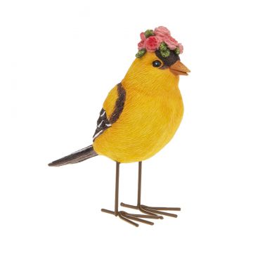 Ganz Live in the Moment Bird Figurine - Yellow Bird