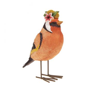 Ganz Live in the Moment Bird Figurine - Orange Bird