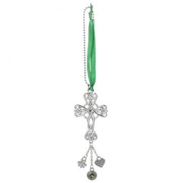 Ganz Celtic Blessings Anywhere Charm in a Gift Box - Cross