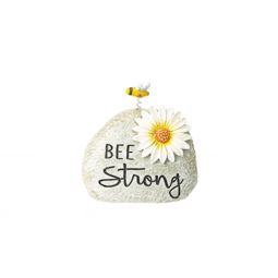 Ganz For the Bees Rock Figurine - Bee Strong