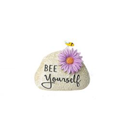 Ganz For the Bees Rock Figurine - Bee Yourself
