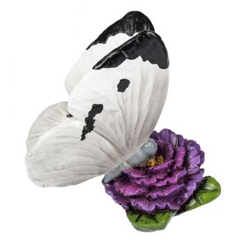 Ganz Butterfly of the Month Figurine - April - Checkered White