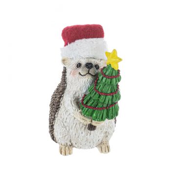Ganz Holiday Hedgehog Figurine - Christmas Tree