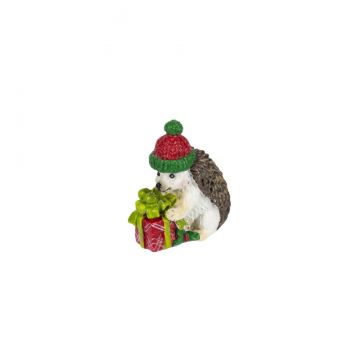 Ganz Holiday Hedgehog Charm - Present