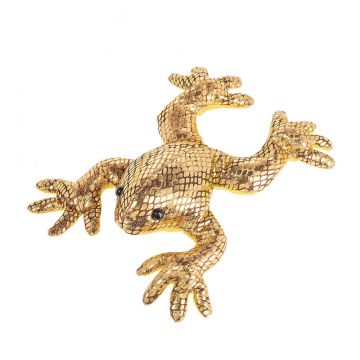 Ganz Rainforest Animal - Gold Short Leg Frog Stuffed Animal