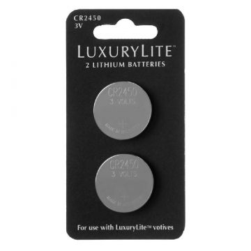 Ganz Luxury Lite CR2450 3V Lithium Batteries (2 pc. set)