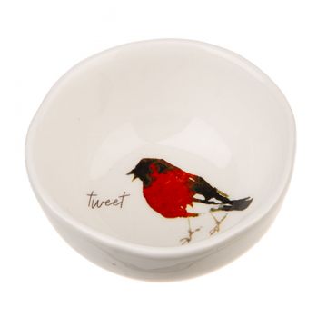 Ganz Midwest-CBK Songbird Tidbit Dish - Red Bird