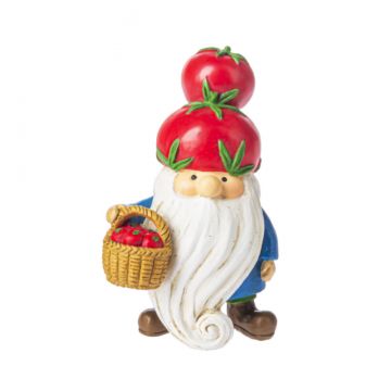 Ganz Midwest-CBK Gnome Vegetable & Food Hat Figurine - Tomato