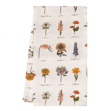 Ganz CBK-Midwest Botanical Tea Towel - Flowers