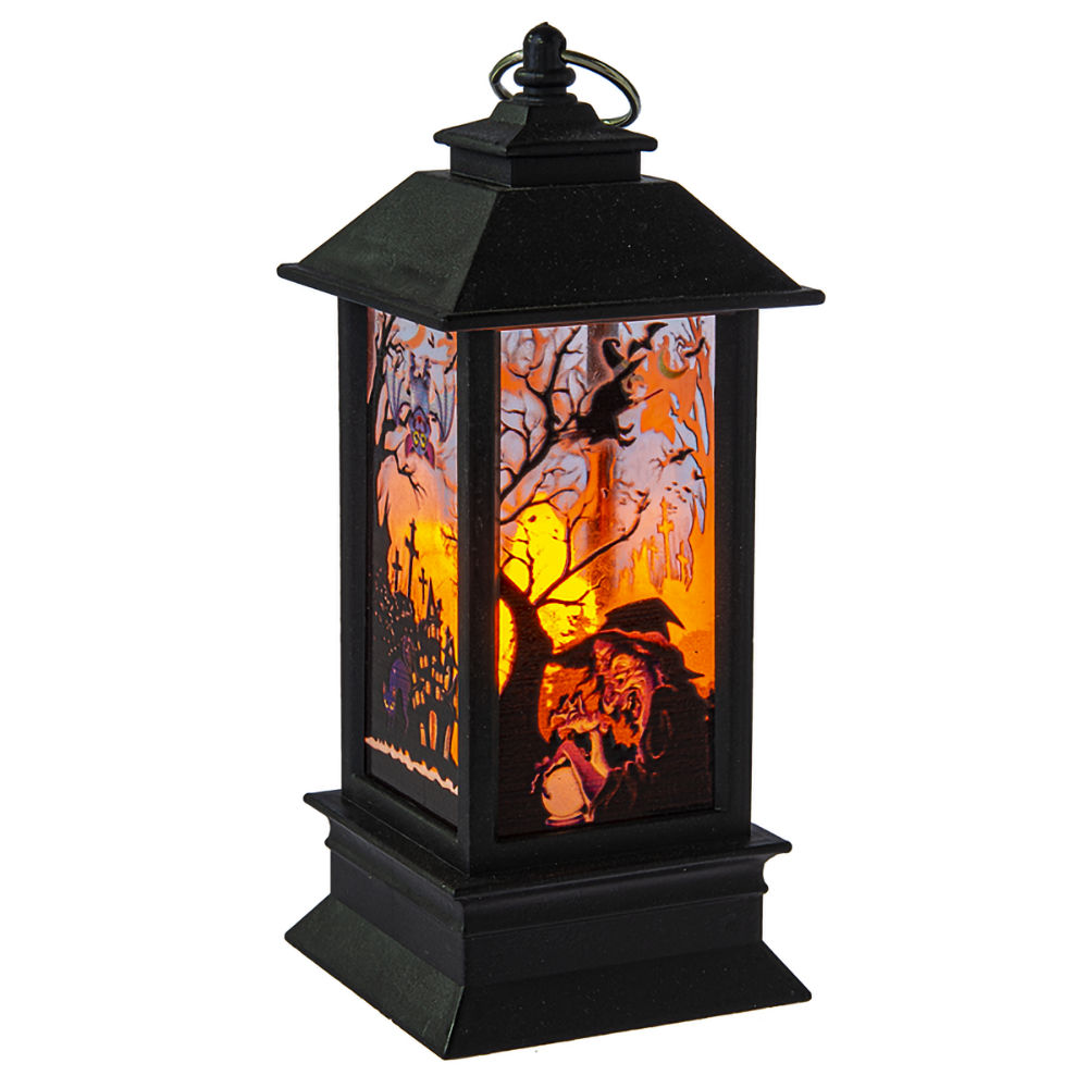 Ganz Midwest-CBK LED Light Up Halloween Witch Mini Shimmer Lantern ...