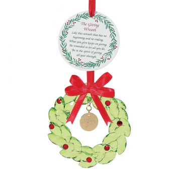 Facets Giving Wreath Ornament